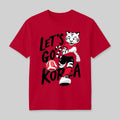 Let's Go Korea Tee Red