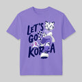 Let's Go Korea Tee Violet